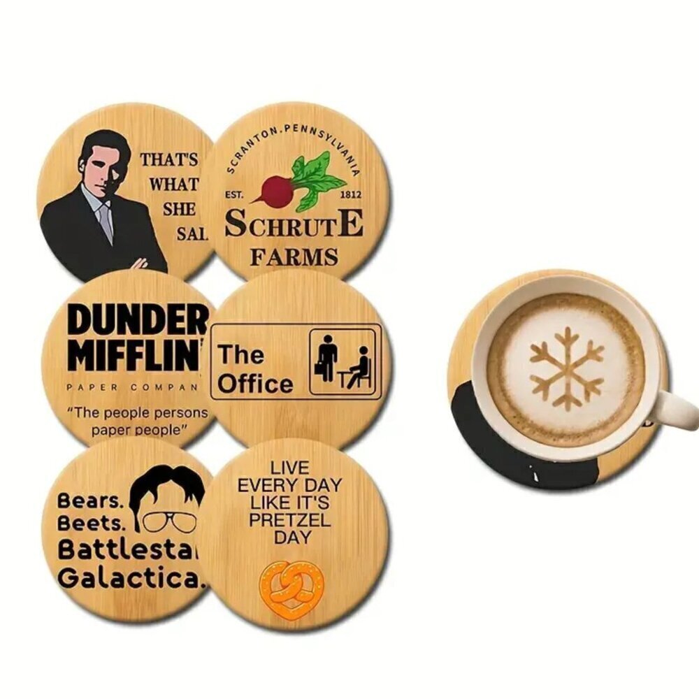 The Office Coasters - Set of 6 - New in Package - Picture 2 of 3